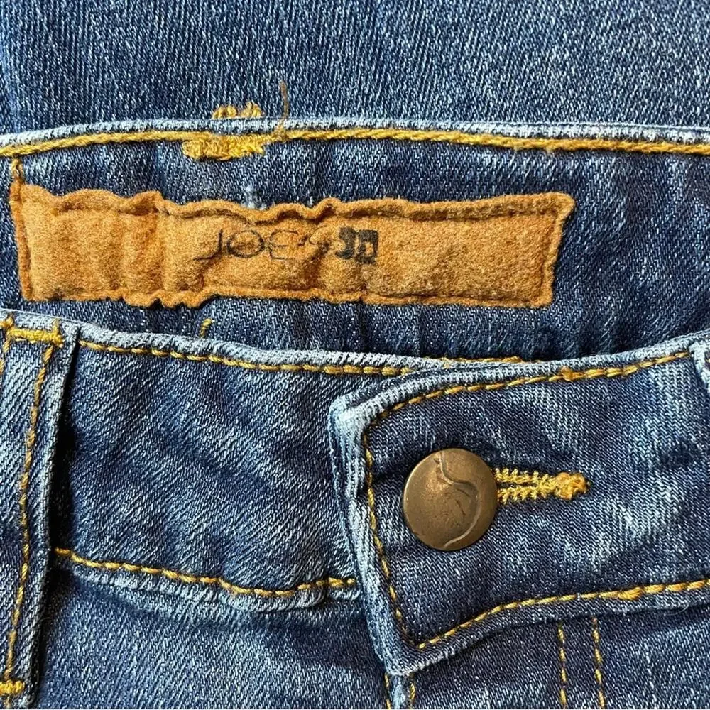 JOES SKINNY MID RISE JEANS MEDIUM WASH BLUE GIRLS SIZE 10